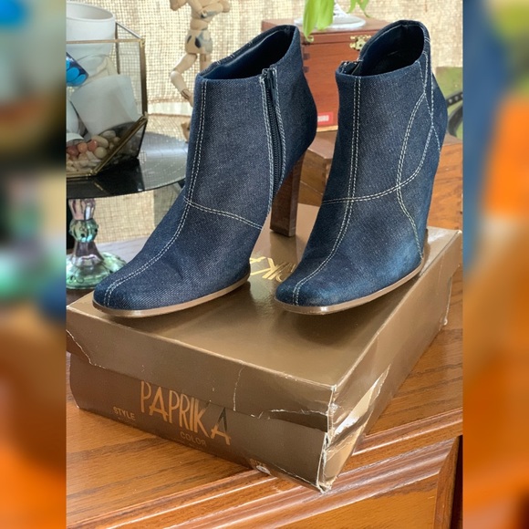 🔥Denim Ankle Boots🔥 - Picture 2 of 7